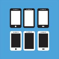 HANDPHONE SMARTPHONE ICON vector