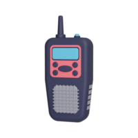icono de walkie-talkie 3d