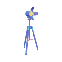 3d telecamera tripode png