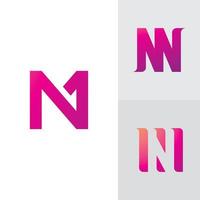 Letter M logo icon design template elements vector