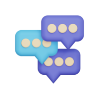 3d Speech Bubble icon png