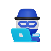 3d hacker ikon png