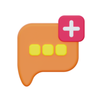 3d Create Message icon png