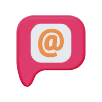 3d Add Mail icon png