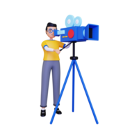 3D-Videoproduktionsillustration png