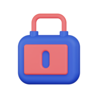 3d padlock icon png