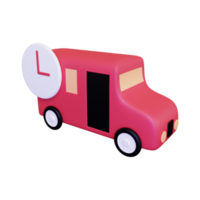 3d School Bus icon png