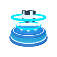 3d hologram machine icon png