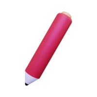 concept d'icône de crayon 3d png