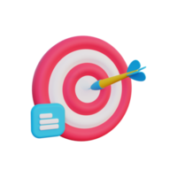 3d business target png