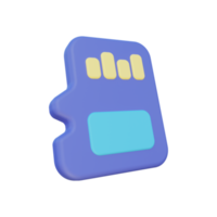 3d memory card png