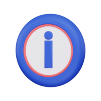 3d information icon png