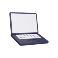 Icona del computer portatile 3D png