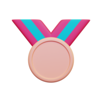 médaille d'or 3d png