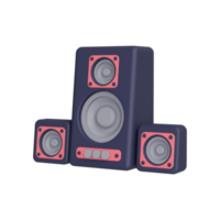 3d Stereo Speaker icon png