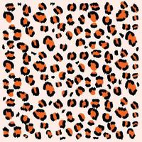 piel de animal de patrón de leopardo naranja profundo, fondo africano, textura de piel sin costuras, patrón de leopardo, textura de piel, patrones sin costura de piel animal leopardo vector