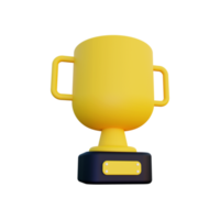 3D goldene Tasse png