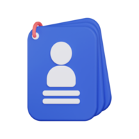 3d Contact Book icon png