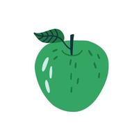 Green Healthy Apple vector