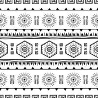 Navajo seamless pattern. Ikat background with traditional design texture vector