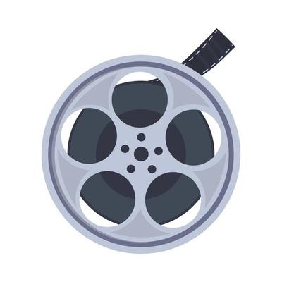 Free movie reel - Vector Art