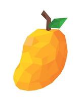 mango low poly vector