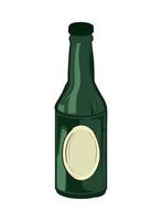 beer bottle icon vector