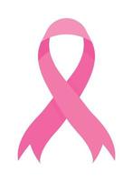 breast cancer awareness ribbon vector