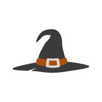 sombrero de mago aislado sobre fondo blanco vector