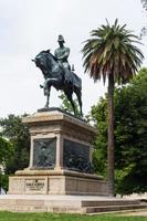 Rome, Italy, 2022 - Statue of carlo alberto photo