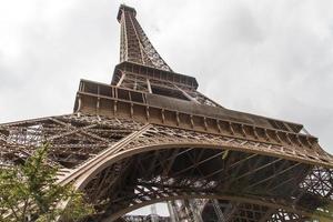 Eiffel Tower Paris close up view photo