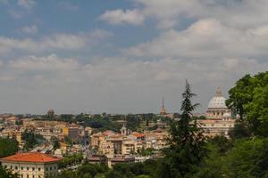 Travel Series - Italy. View above downtown of Rome, Italy. photo