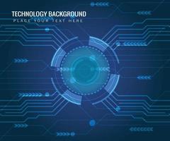 HUD. Radar screen. Futuristic user interface. Vector illustration for your design. Technology background.