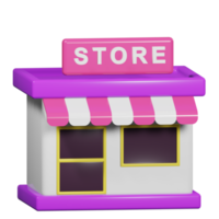 Store 3d Icon png