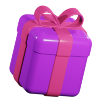 scatola regalo 3d icona png