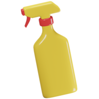 ícone 3d de spray limpo png