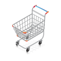 Shopping cart for ecommerce or online shop for business online design png