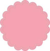 pink Frame in Vintage  Vector Illustration. EPS10