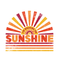 Retro Sunshine Vintage Sunrise Graphic png