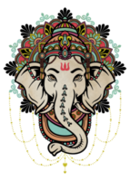 lord ganesha elefante indiano deus gráfico png