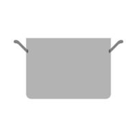 Kitchen pot cooking handle object. House vector pan culinary household kitchenware utensil flat icon