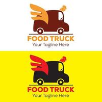 Food Truck Logo Template vector