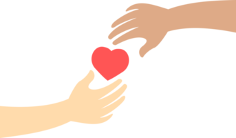 charity in diversity, charity hand sign illustration. png