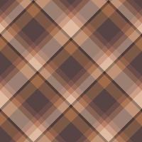 Seamless pattern in stylish orange and coffee brown colors for plaid, fabric, textile, clothes, tablecloth and other things. Vector image. 2