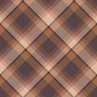 Seamless pattern in stylish orange and coffee brown colors for plaid, fabric, textile, clothes, tablecloth and other things. Vector image. 2