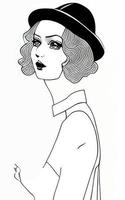 Female Fashion Drawing Sketches Vol. 1 vector