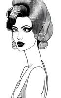 Female Fashion Drawing Sketches Vol. 1 vector