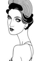 Female Fashion Drawing Sketches Vol. 1 vector