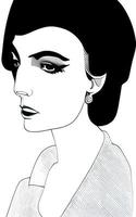 Female Fashion Drawing Sketches Vol. 1 vector