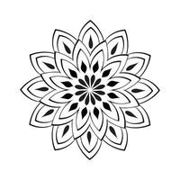 Mandala Art design in circle. vector